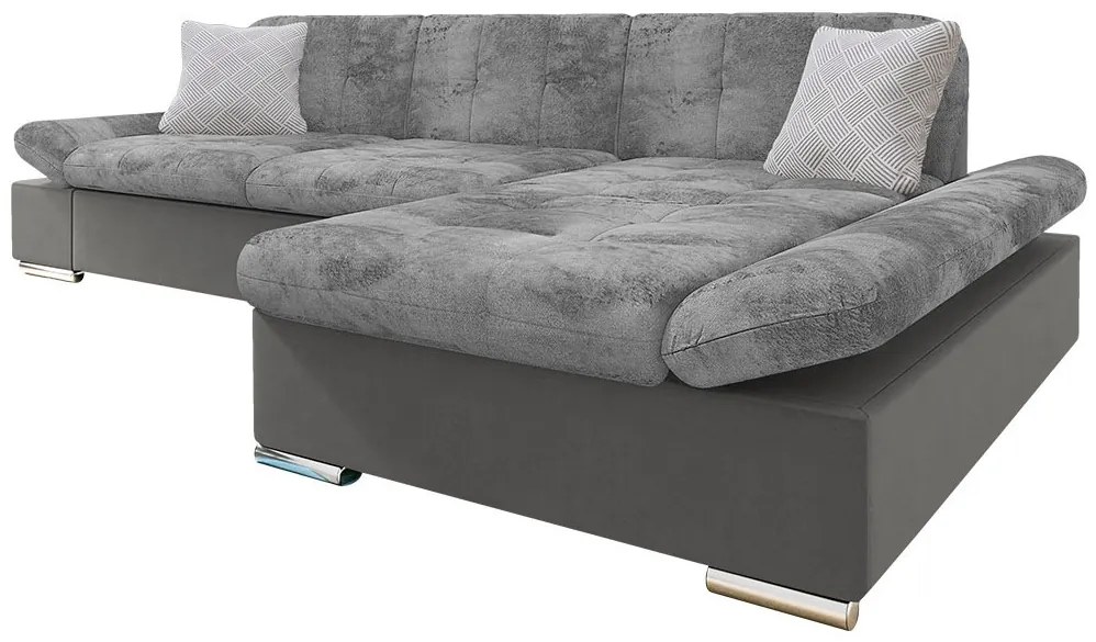 Γωνιακός καναπές Malwi-Δεξιά-Gkri Anoixto - 278.00 Χ 151.00 Χ 76.00