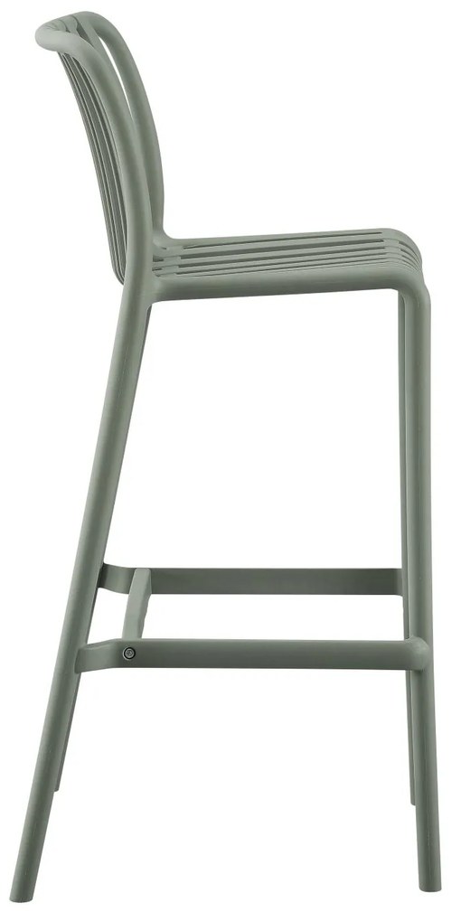 ΣΚΑΜΠΟ BAR ΠΟΛΥΠΡΟΠΥΛΕΝΙΟΥ CONVEE  DARK OLIVE 38,5x49,5x102Υεκ. 38.5x49.5x102 εκ.