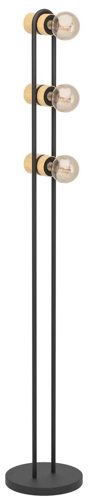 Φωτιστικό Επιδαπέδιο Eglo 43544 CHIEVELEY Μαύρο Ματ (Black Mat)