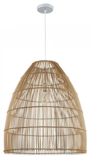 Κρεμαστό Φωτιστικό Οροφής Ε27 Rattan Φυσικό ALVA-60 Sunlight ALVA-60 Καφέ