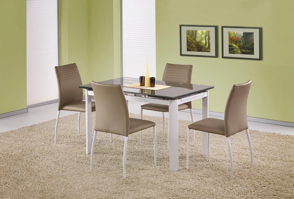 ALSTON extension table color: beige/white DIOMMI V-CH-ALSTON-ST-BEŻOWY