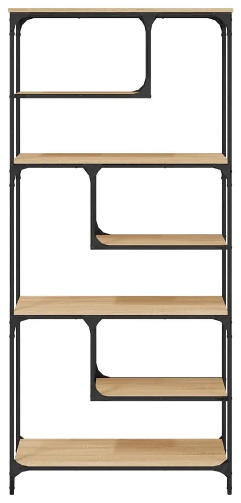 vidaXL Βιβλιοθήκη Sonoma Δρυς 81x36x176 εκ. από Επεξεργασμένο Ξύλο
