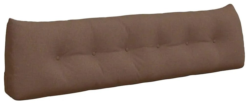 vidaXL Μαξιλάρι Πλάτης Καφέ 180 x 24 x 50 εκ ύφασμα