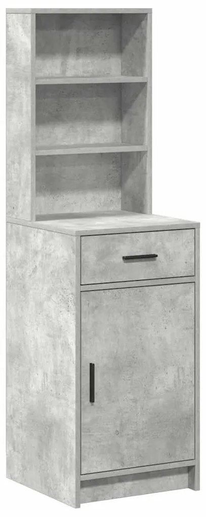 vidaXL Highboard Σκυρόδεμα Γκρι 40 x 40,5 x 135 εκ. Επεξεργασμένο ξύλο