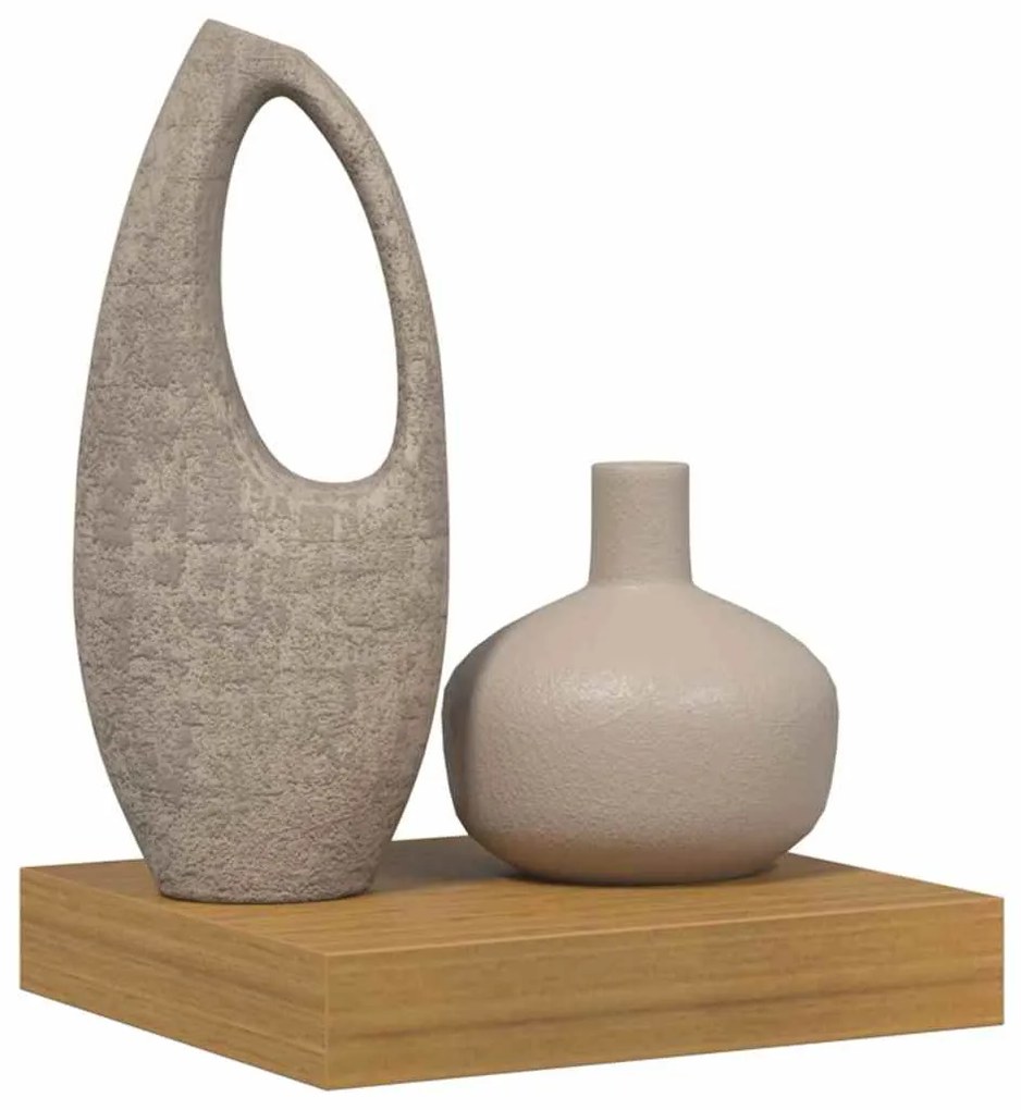 vidaXL Ράφι Τοίχου Επιτοίχιο Μπεζ 23 x 23,5 x 4 εκ Επεξεργασμένο ξύλο