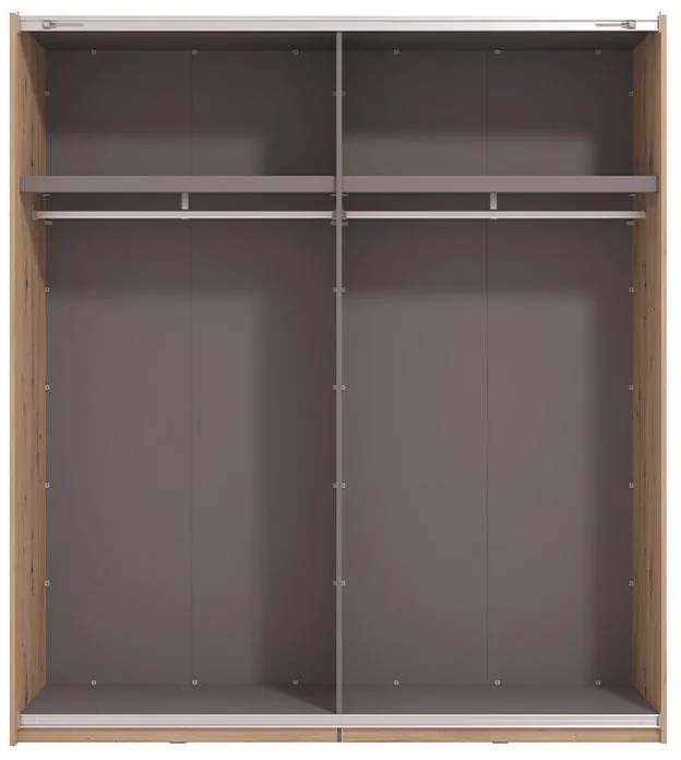 Ντουλάπα Gard 200 OG με Καθρέφτη Artisan 195x61x218 εκ. 195x61x218 εκ.