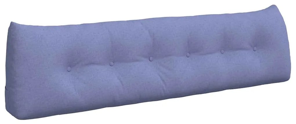 vidaXL Μαξιλάρι Πλάτης Μπλε τζην 180 x 24 x 50 εκ ύφασμα