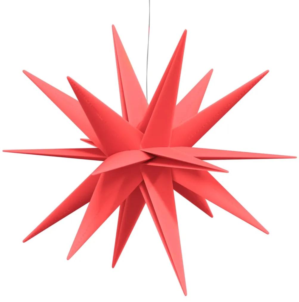 vidaXL Φωτιστικό Χριστουγεννιάτικο με LED Αναδιπλούμενο Κόκκινο 57 εκ