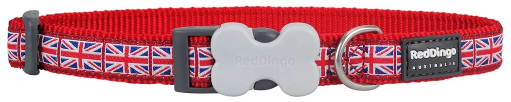 Κολλάρο Σκύλου Red Dingo STYLE UNION JACK FLAG 41-63 cm