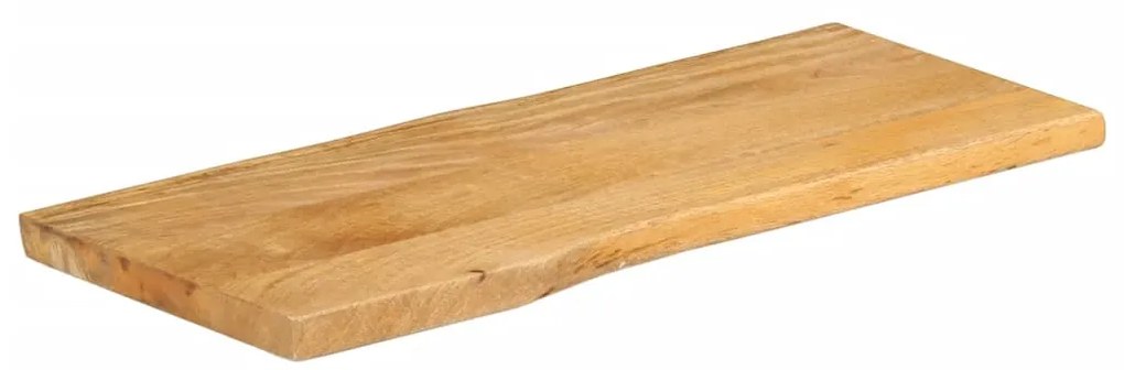 vidaXL Επιφάνεια Τραπεζιού 80x40x3,8 εκ. Live Edge Μασίφ Ξύλο Μάνγκο