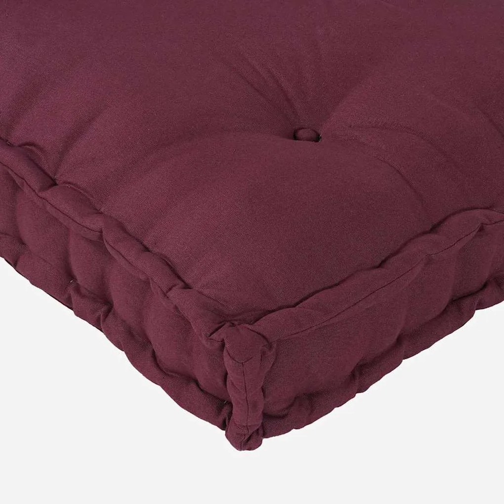 vidaXL Μαξιλάρι για καναπέ παλέτας 2 pcs Καφετί ύφασμα