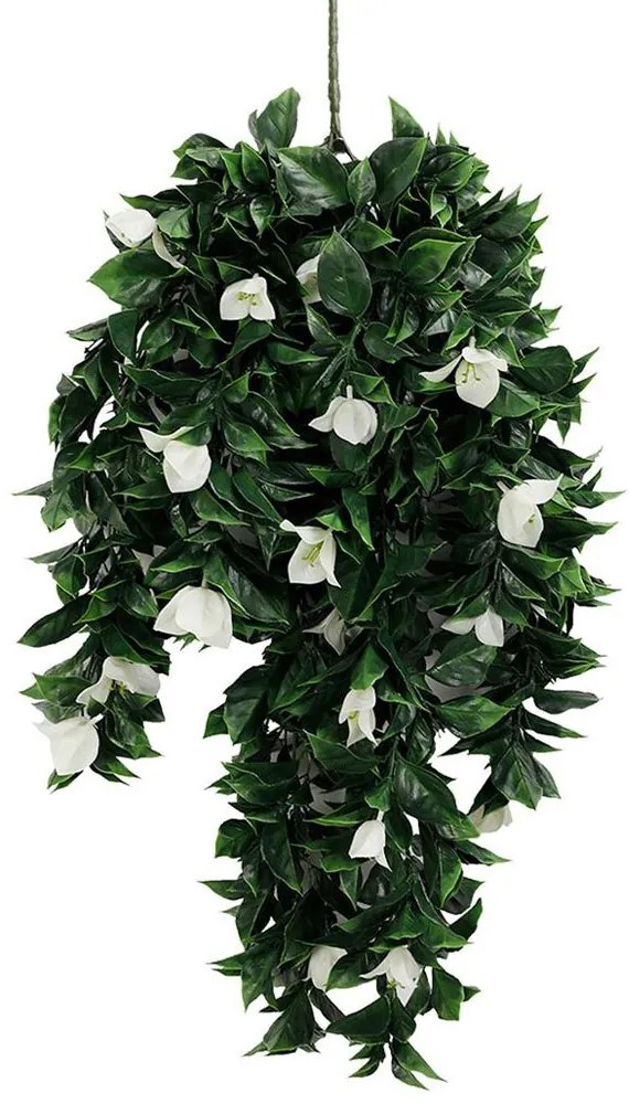Κρεμαστό Φυτό Cuba 019DGWF Bougainvillea 75cm Green-White NewPlan Πλαστικό