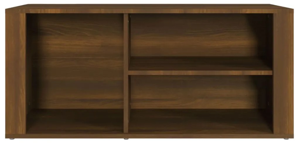 vidaXL Παπουτσοθήκη Καφέ Δρυς 100x35x45 εκ. από Επεξεργασμένο Ξύλο