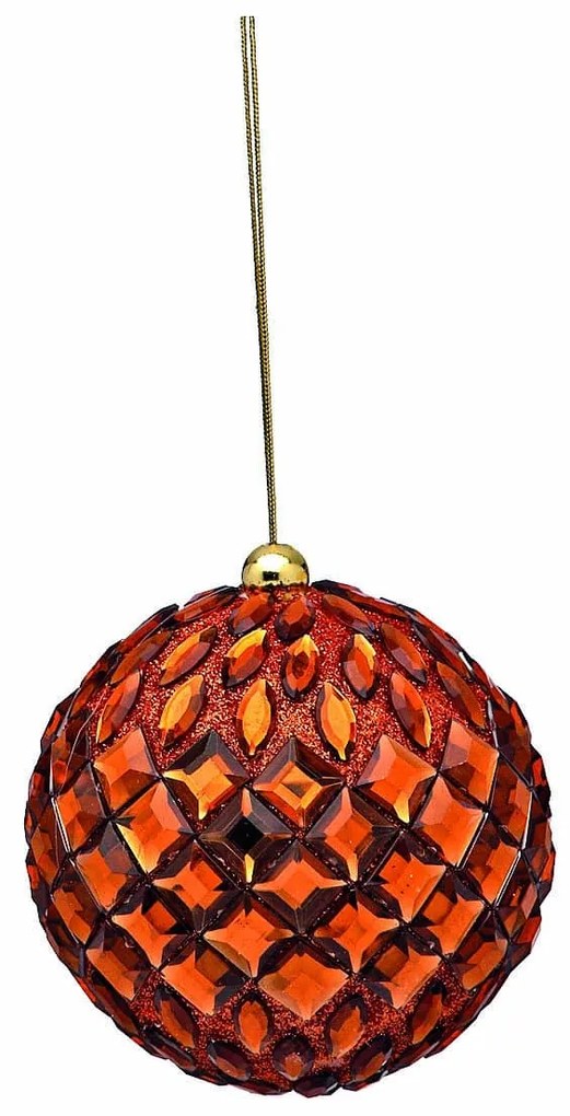 JΚ Home Décor - Μπάλα Φελιζόλ Πορτοκαλί 7cm