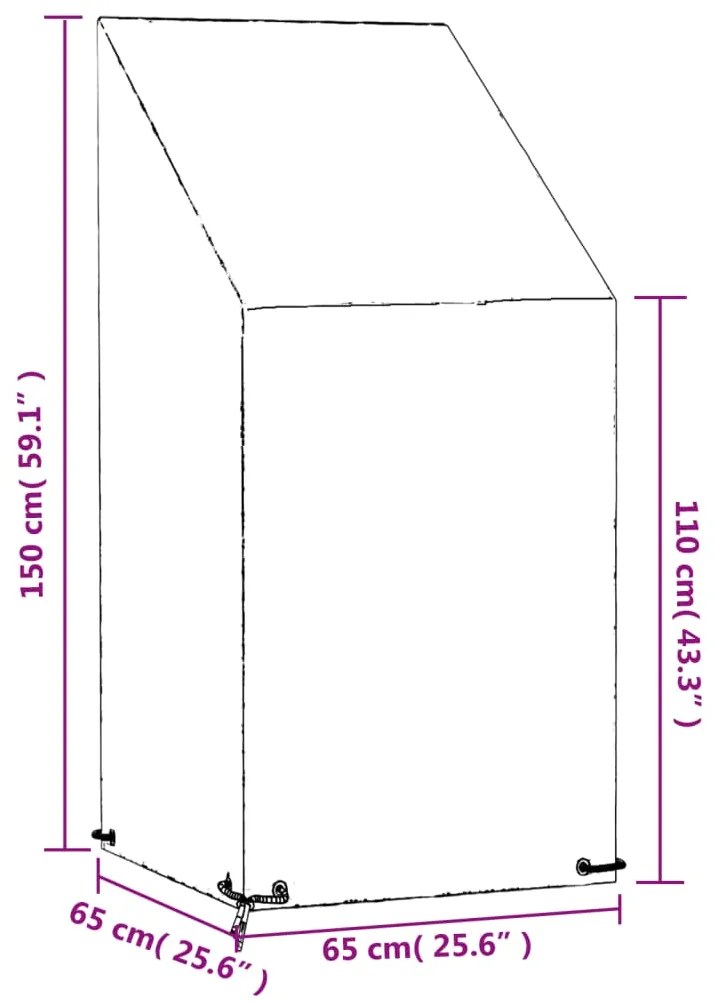 ΚΑΛΥΜΜΑ ΚΑΡΕΚΛΑΣ ΜΕ 8 ΚΡΙΚΟΥΣ 65X65X110/150 ΕΚ. ΠΟΛΥΑΙΘΥΛΕΝΙΟ 319336