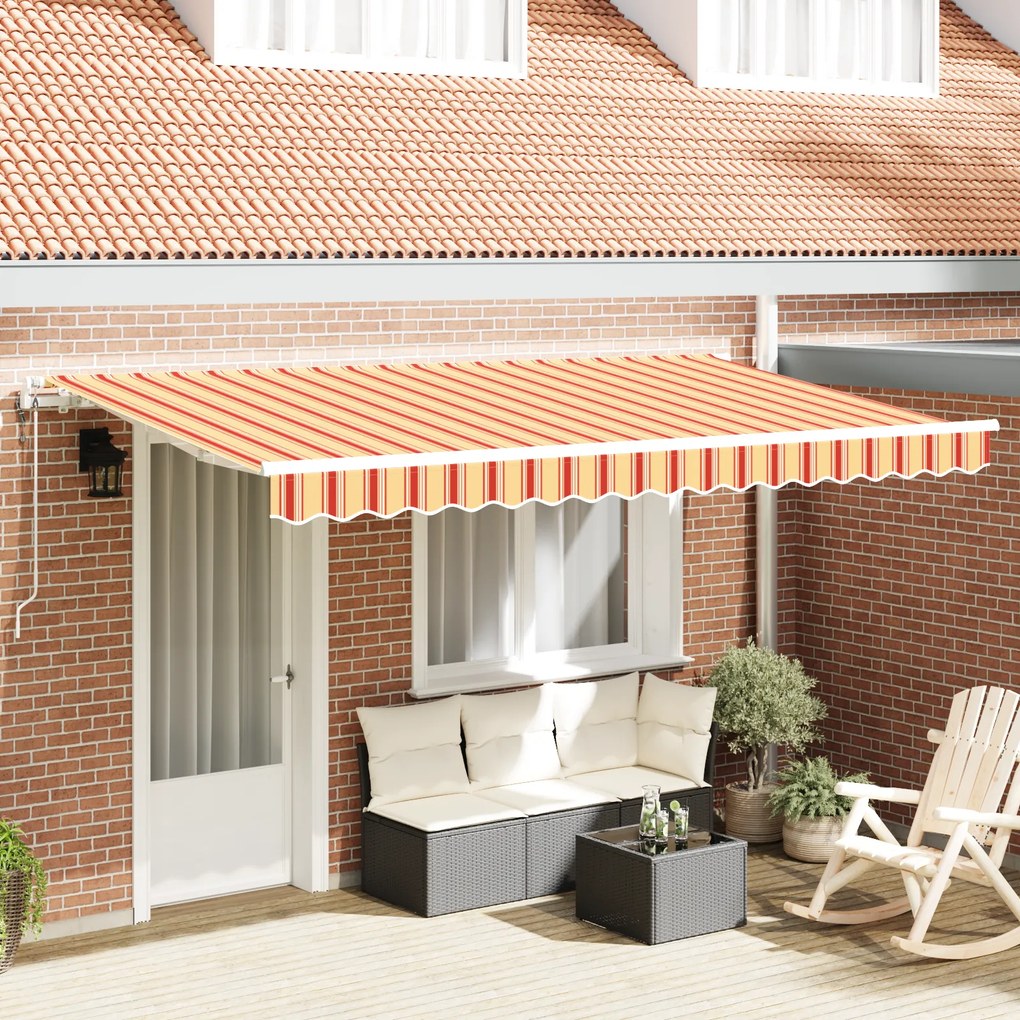 vidaXL Σκηνίτσα Αναδιπλούμενη Πολύχρωμο 400 x 200 cm