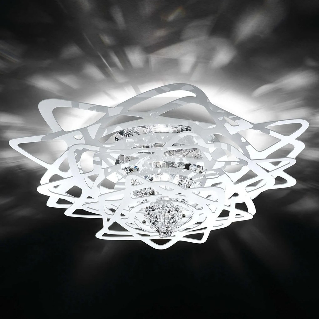 Φωτιστικό Οροφής - Πλαφονιέρα Aurora Mini White Slamp Aluminium, Polypropylene