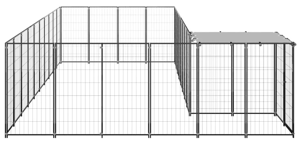 Σπιτάκι Σκύλου Μαύρο 13,31 μ² Ατσάλινο   - Μαύρο