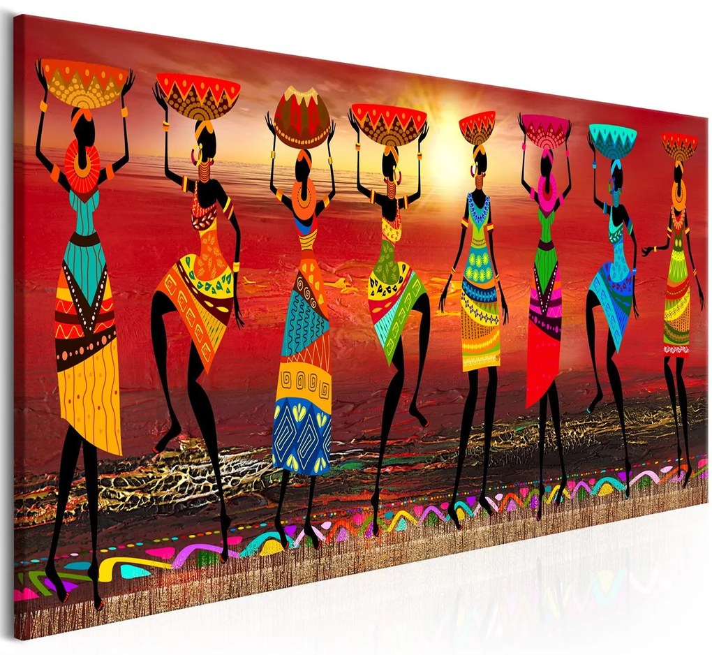 Πίνακας - African Women Dancing 150x50