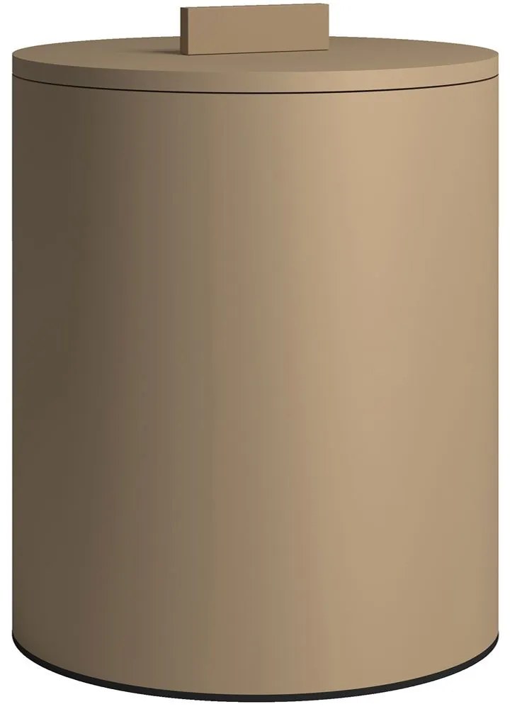 Κάδος Απορριμμάτων 2326-103 Φ20x25cm 6lt Matt Beige Pam&amp;Co Stainless Steel