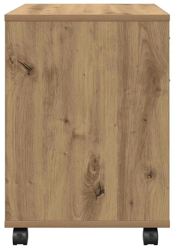 vidaXL Τροχήλατο ντουλάπι Artisan Oak 45x38x54 cm Κατασκευασμένο ξύλο