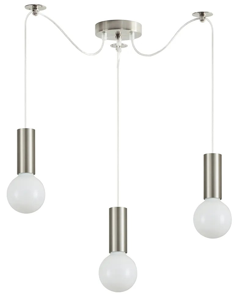 Φωτιστικό Οροφής  SE21-NM-4-NM3 ADEPT TUBE Nickel Matt Pendant+ - 51W - 100W - 77-8387