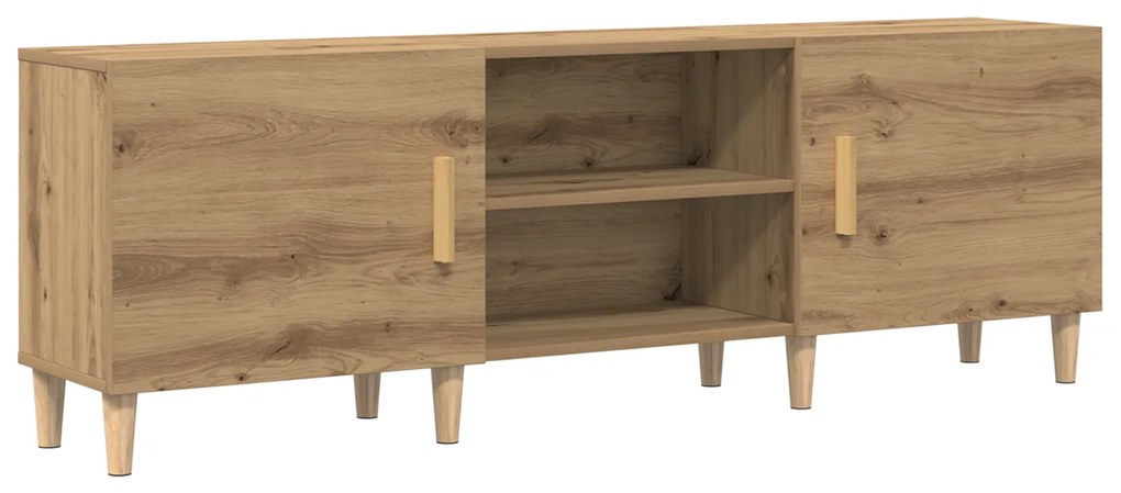 vidaXL Βάση τηλεόρασης σε Artisan Oak - 150x30x50 εκ - Κατασκευασμένη από τεχνικό ξύλο