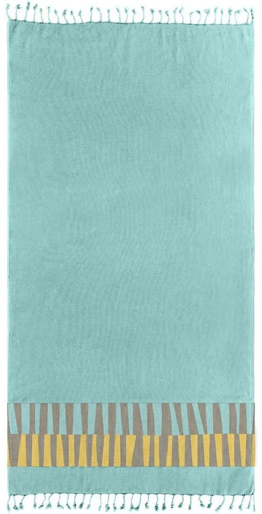 Πετσέτα Θαλάσσης - Παρεό Pestemal 23 Aqua Guy Laroche Θαλάσσης 90x170cm 100% Βαμβάκι