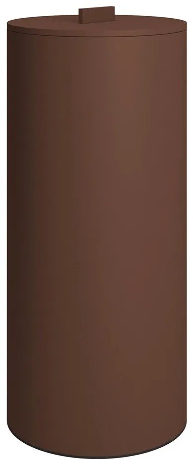 Καλάθι Απλύτων 30Lt 2560-943 25x60cm Matte Wenge Pam&amp;Co Stainless Steel