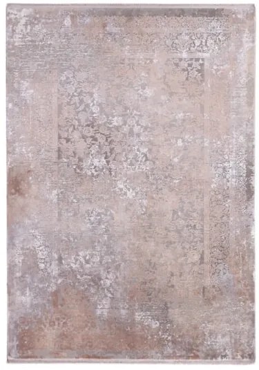 Μοντέρνο Χαλί Bamboo Silk 8097A L. Grey D. Beige 160 x 230