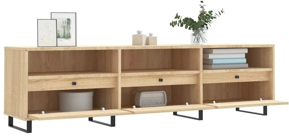 vidaXL Έπιπλο Τηλεόρασης Sonoma Δρυς 150x30x44,5 εκ. Επεξ. Ξύλο