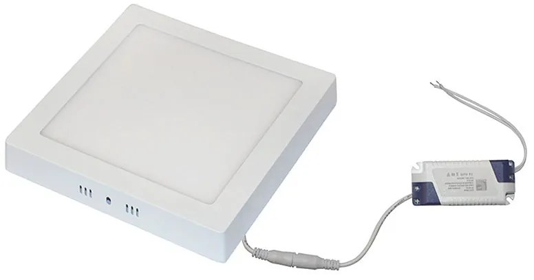 Adeleq Led Φωτιτιστικό Επίτοιχο Αλουμινίου Τετράγωνο 18W 4000K Λευκό 21-01832001