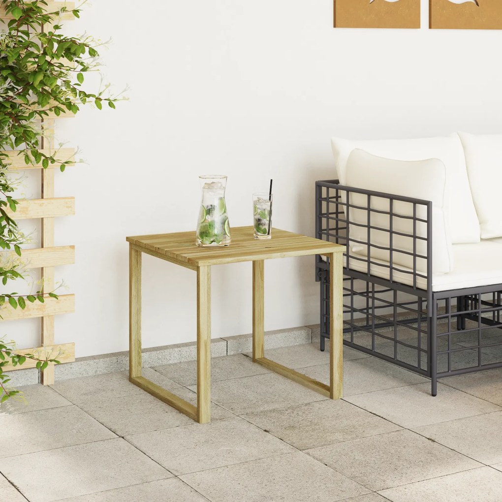 vidaXL Τραπέζι Χαλάρωσης 50.5x50.5x46 εκ. Κατεργασμένο Πεύκο