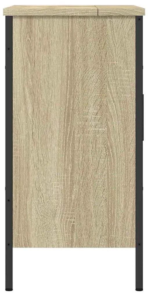 vidaXL Ντουλάπι Νιπτήρα Μπάνιου Sonoma Δρυς 60x30x60 εκ. Επεξ. Ξύλο