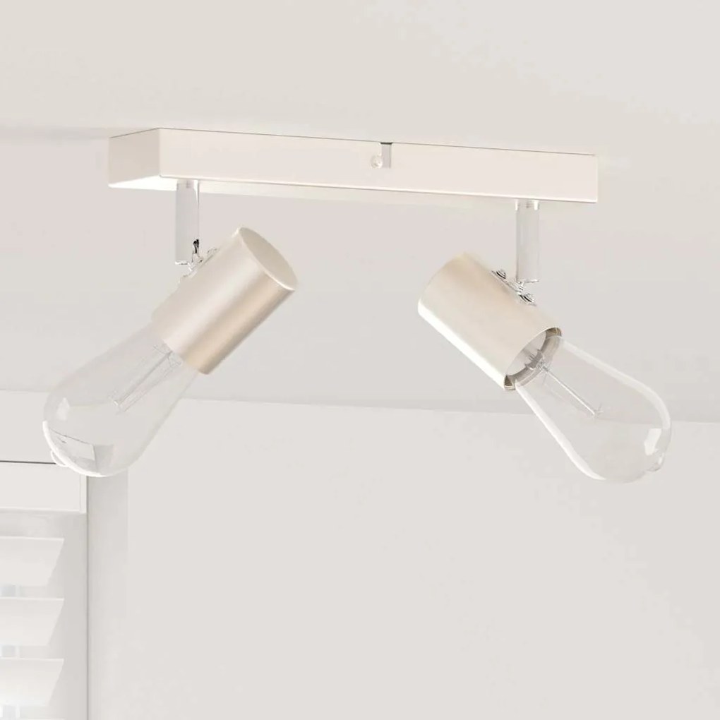 Σποτ οροφής με προβολείς Νίκελ 26 x 6,5 x 11,5 εκ Μέταλλο