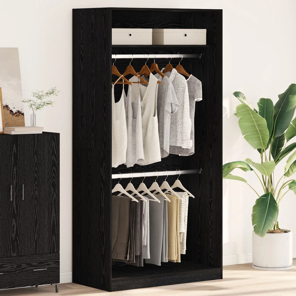 Armoire Black Oak vidaXL - 100x50x200 εκ.