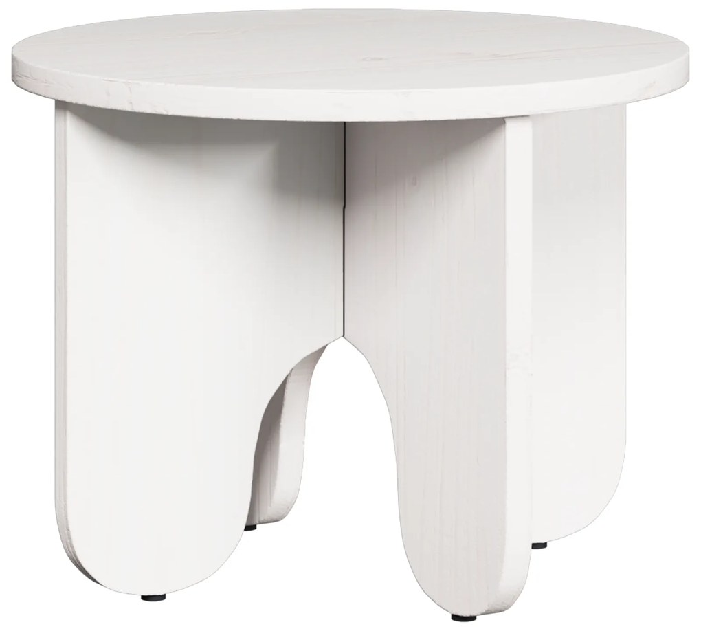 vidaXL Σετ Τραπεζιού Για Καφέ 2 pcs Λευκό 39.5 x 39.5 x 30 εκ.