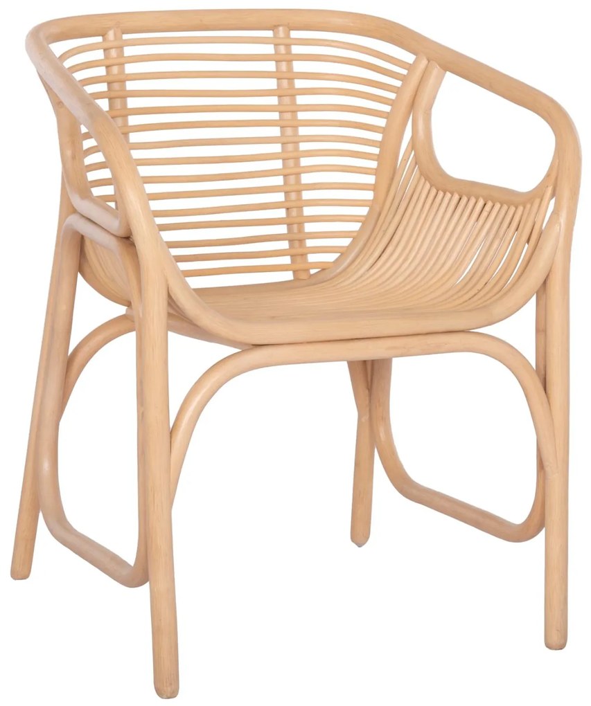 Πολυθρόνα MEL C9954.01 Φυσικό Rattan 62x57,5x79,5Υεκ. 62x57.5x79.5 εκ.