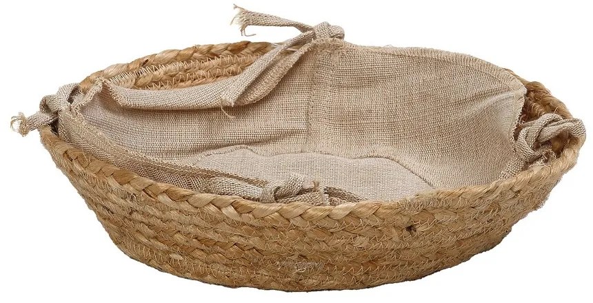 DIS. ΚΑΛΑΘΙ ΣΤΡΟΓΓ. ΓΙΟΥΤΑ ΜΕ ΥΦΑΣΜΑ JUTE/COTTON 33X8EK | Συσκευασία 2 τμχ