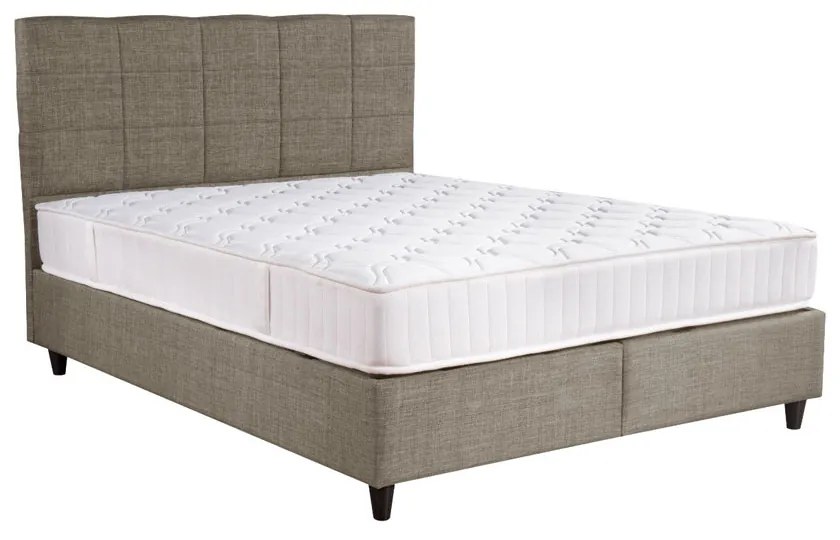 DEAL SET ΚΡΕΒΑΤΙ ΜΕ ΑΠΟΘΗΚ. ΧΩΡΟ ΚΑΙ ΣΤΡΩΜΑ BEIGE 14-753 210x162xH120cm - 09-2078