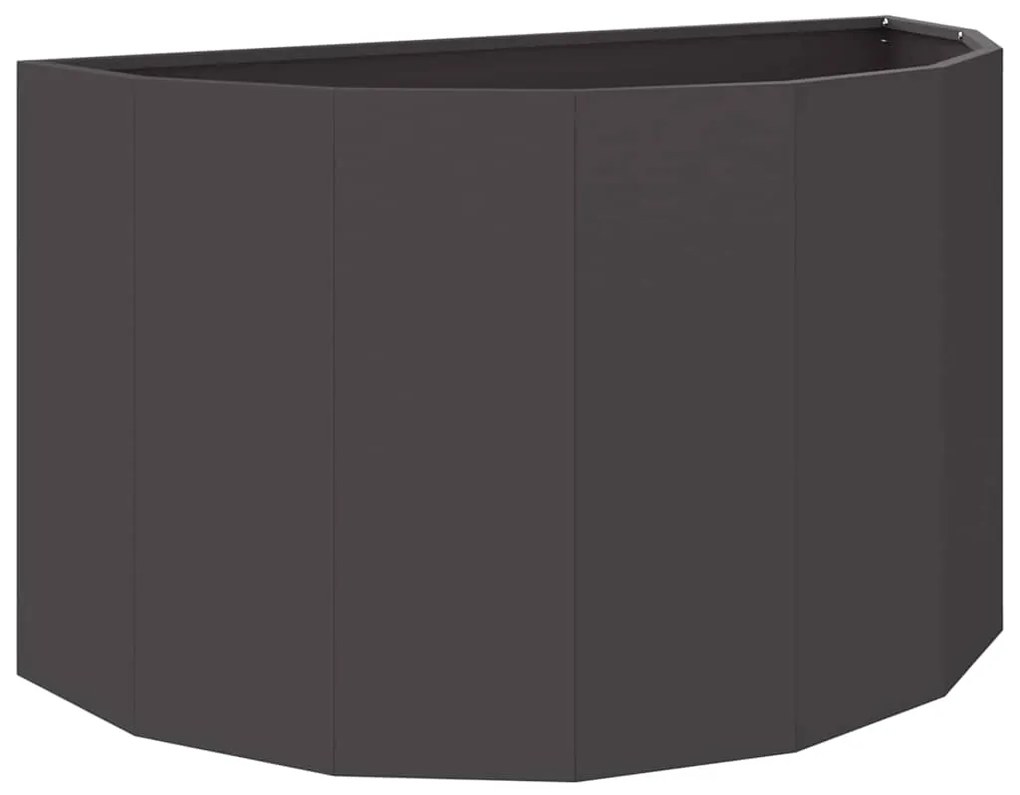 vidaXL Γλάστρα Μαύρο 90 x 45 x 50 εκ. Ατσάλι