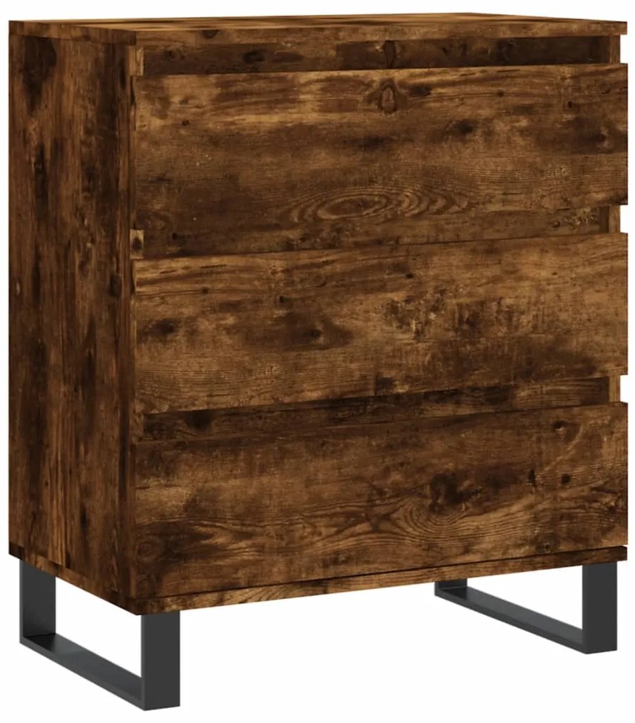 vidaXL Ντουλάπι Καπνιστή Δρυς 60x35x70 εκ. από Επεξεργασμένο Ξύλο