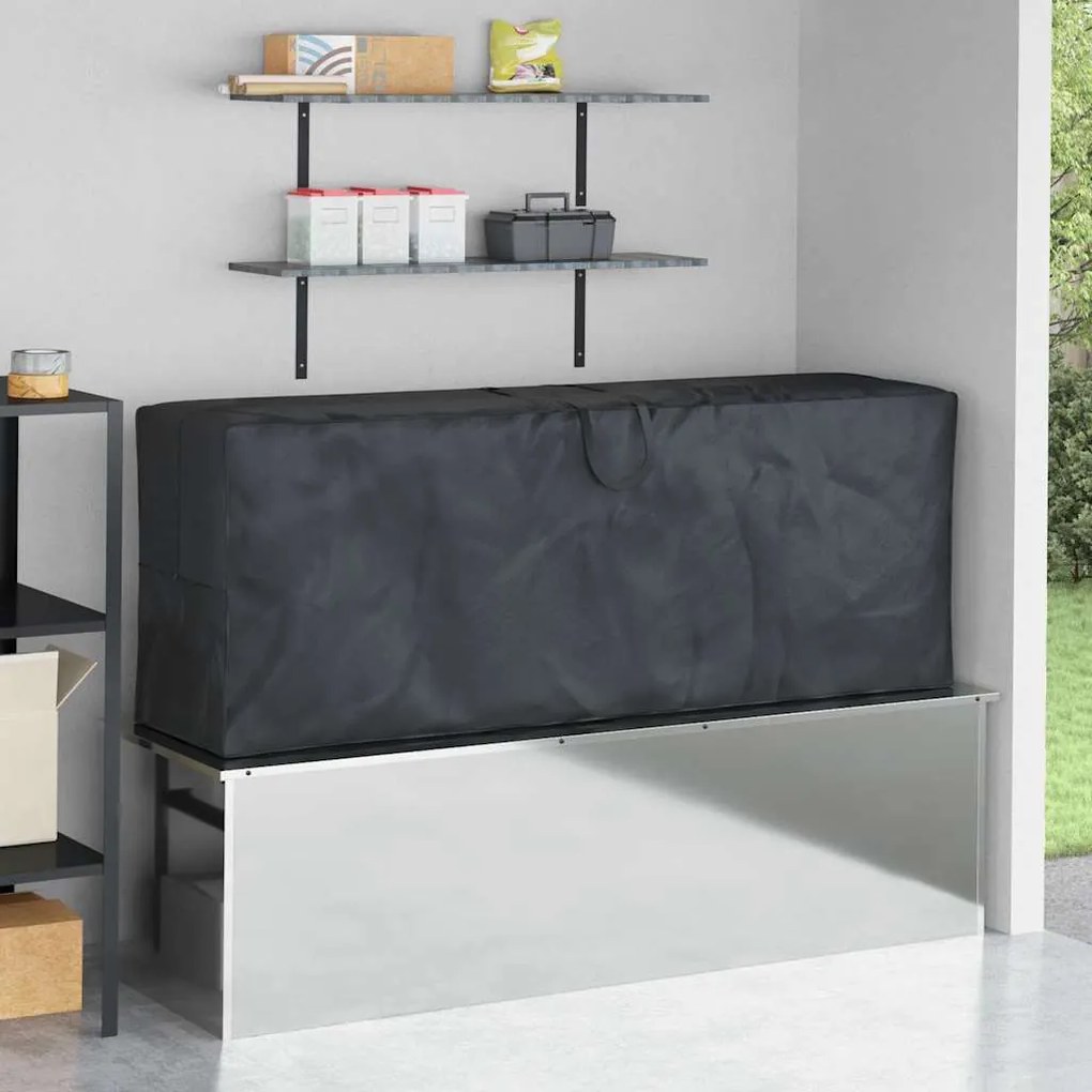 vidaXL Τσάντα Αποθήκευσης Υπαίθρου Μαύρο 175 x 55 x 75 εκ. Ύφασμα 600D