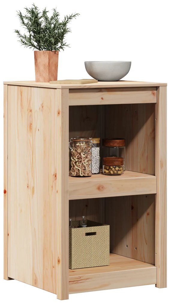 vidaXL Ντουλάπα εξωτερικής κουζίνας 55x55x92 cm Μασίφ ξύλο πεύκου