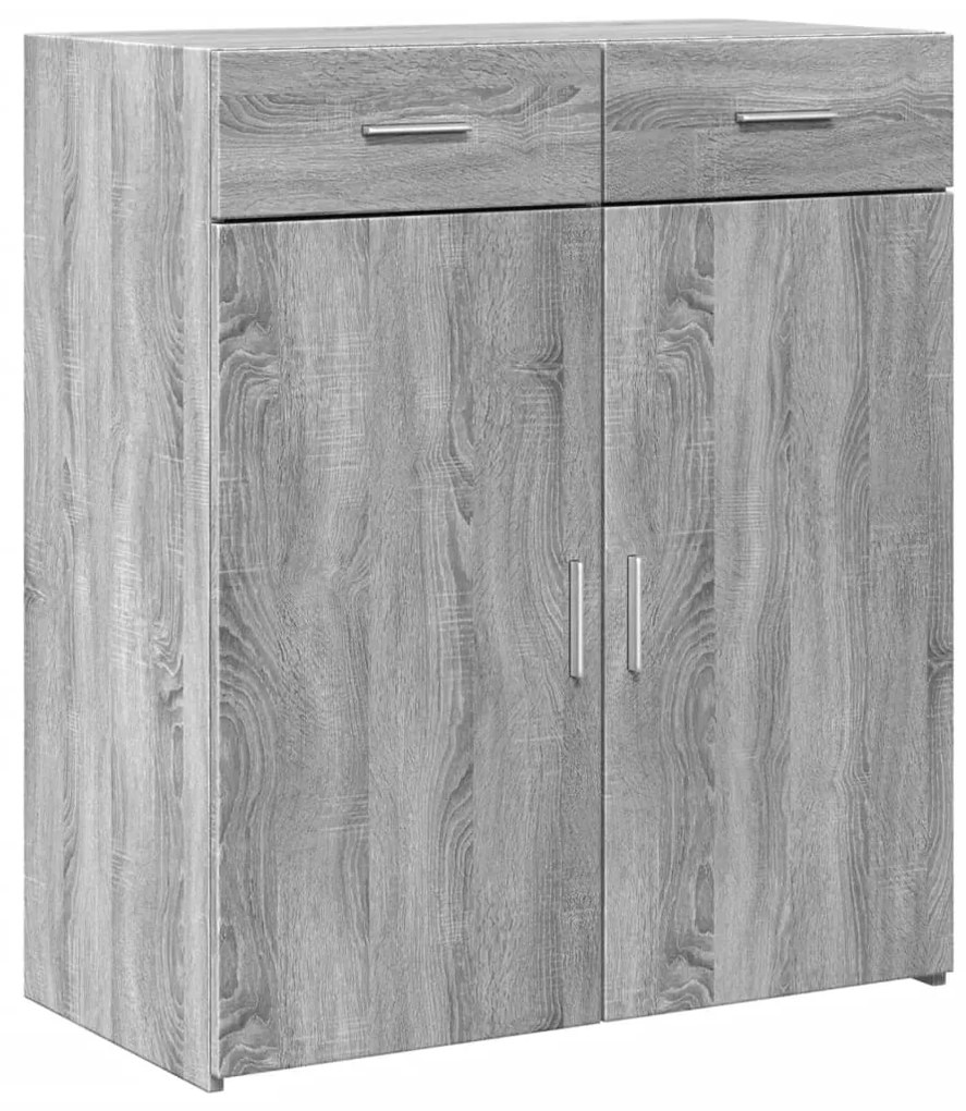 vidaXL Ντουλάπι Γκρι Sonoma 80x42,5x93 εκ. από Επεξεργασμένο Ξύλο
