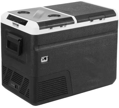 VEVOR Portable Car Refrigerator Freezer w/ Ice Making Function 36 L Dual Zone