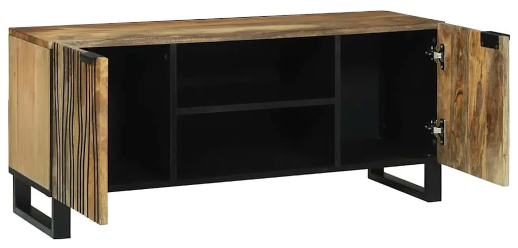 vidaXL Κονσόλα Τηλεόρασης Καφέ 160 x 30 x 30.5 εκ. Μασίφ ξύλο μάνγκο