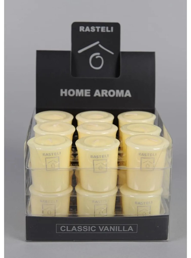 Scented Candles RASTELI κλασσική βανίλια 1525-00M1