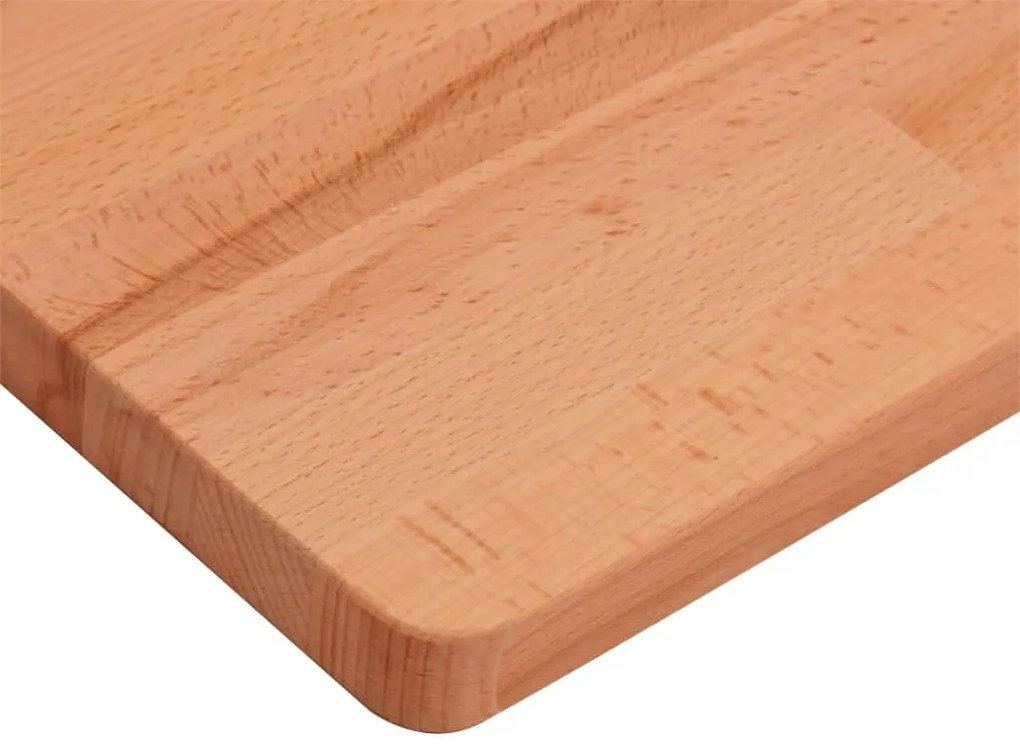 vidaXL Επιφάνεια Τραπεζιού Τετράγωνη 60x60x1,5 εκ. Μασίφ Ξύλο Οξιάς