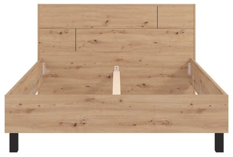 Κρεβάτι ALERIA Διπλό Artisan Oak 160x200 εκ. 173x211x102 εκ.